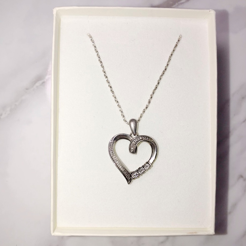 Kay Jewelers Diamond Heart Necklace